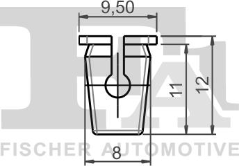 FA1 12-60003.5 - Зажим, молдинг / захисна накладка avtolavka.club