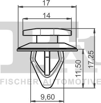 FA1 72-40005.10 - Зажим, молдинг / захисна накладка avtolavka.club