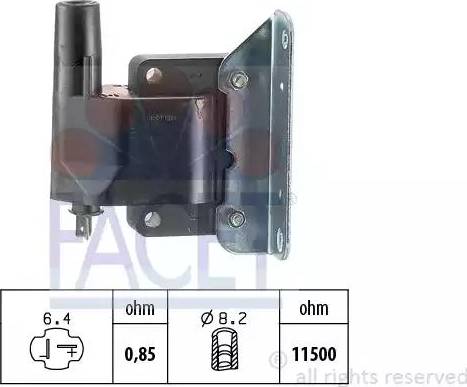 FACET 9.6244 - Котушка запалювання avtolavka.club