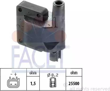 FACET 9.6269S - Котушка запалювання avtolavka.club