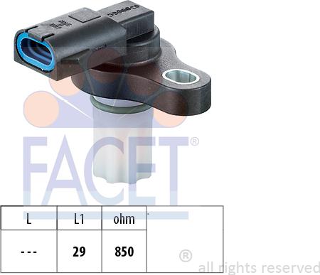 FACET 9.0309 - Датчик частоти обертання, автоматична коробка передач avtolavka.club