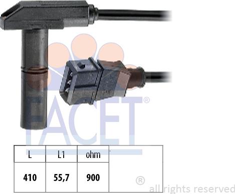 FACET 9.0212 - Датчик імпульсів, колінчастий вал avtolavka.club