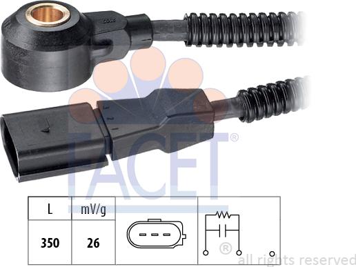 FACET 9.3170 - Датчик детонації avtolavka.club