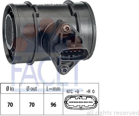 FACET 10.1315 - Датчик потоку, маси повітря avtolavka.club