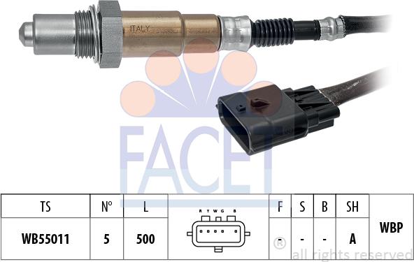 FACET 10.8541 - Лямбда-зонд, датчик кисню avtolavka.club