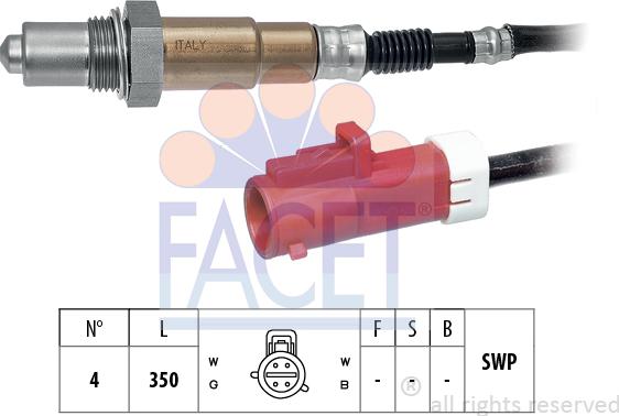 FACET 10.8183 - Лямбда-зонд, датчик кисню avtolavka.club