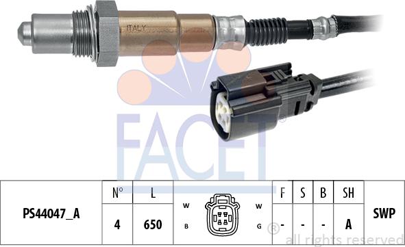 FACET 10.8366 - Лямбда-зонд, датчик кисню avtolavka.club