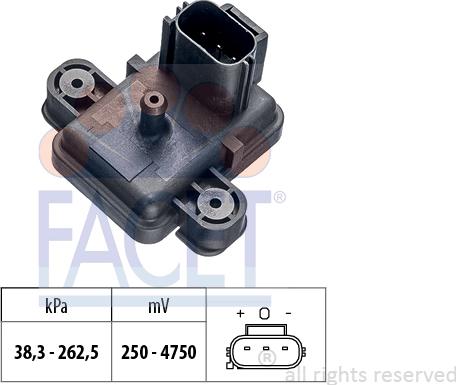 FACET 10.3355 - Датчик тиску повітря, висотний коректор avtolavka.club