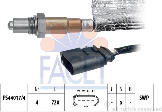 FACET 10.7163 - Лямбда-зонд, датчик кисню avtolavka.club