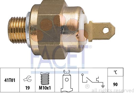 FACET 7.4093 - Датчик, температура охолоджуючої рідини avtolavka.club