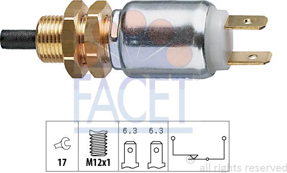 FACET 7.1014 - Вимикач ліхтаря сигналу гальмування avtolavka.club