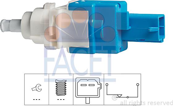 FACET 7.1209 - Вимикач, привід зчеплення (Tempomat) avtolavka.club