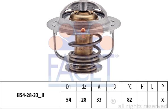 FACET 7.8462S - Термостат, охолоджуюча рідина avtolavka.club