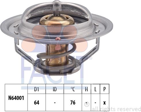 FACET 7.8475S - Термостат, охолоджуюча рідина avtolavka.club