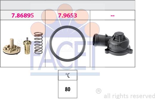 FACET 7.8689K - Термостат, охолоджуюча рідина avtolavka.club