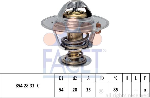 FACET 7.8837S - Термостат, охолоджуюча рідина avtolavka.club