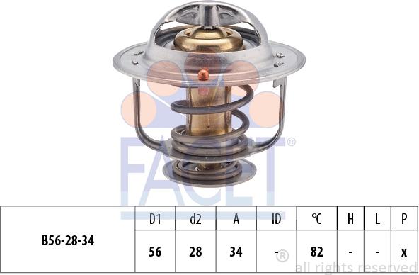 FACET 7.8360S - Термостат, охолоджуюча рідина avtolavka.club