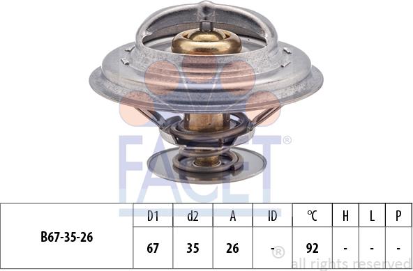 FACET 7.8302S - Термостат, охолоджуюча рідина avtolavka.club