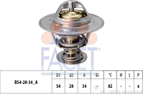 FACET 7.8218S - Термостат, охолоджуюча рідина avtolavka.club