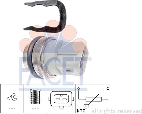 FACET 7.3254 - Датчик, температура охолоджуючої рідини avtolavka.club