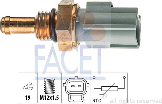 FACET 7.3234 - Датчик, температура масла avtolavka.club