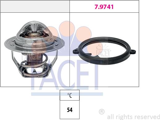 FACET 7.7972 - Термостат, охолоджуюча рідина avtolavka.club