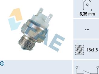 FAE 40630 - Датчик, контактний перемикач, фара заднього ходу avtolavka.club