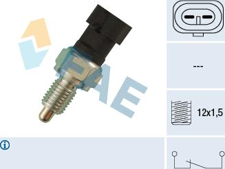 FAE 41170 - Датчик, контактний перемикач, фара заднього ходу avtolavka.club