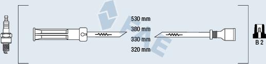 FAE 85996 - Комплект проводів запалювання avtolavka.club