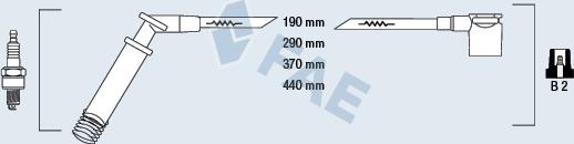 FAE 85100 - Комплект проводів запалювання avtolavka.club