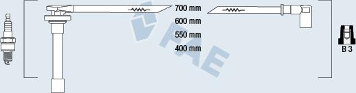 FAE 85811 - Комплект проводів запалювання avtolavka.club