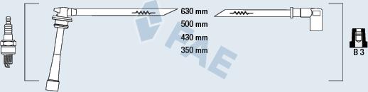 FAE 85391 - Комплект проводів запалювання avtolavka.club