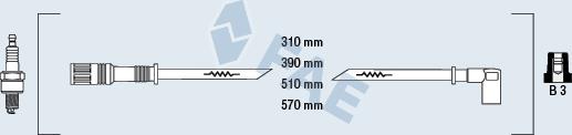 FAE 85280 - Комплект проводів запалювання avtolavka.club