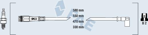 FAE 86040 - Комплект проводів запалювання avtolavka.club