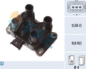 FAE 80358 - Котушка запалювання avtolavka.club