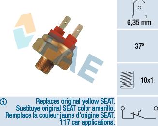 FAE 35420 - Термовимикач, Авт. устр.для збагачення горючої суміші avtolavka.club