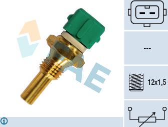 FAE 33400 - Датчик, температура охолоджуючої рідини avtolavka.club