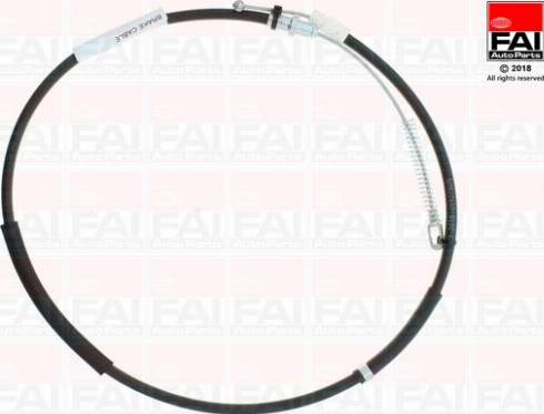 FAI AutoParts FBC0349 - Трос, гальмівна система avtolavka.club