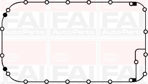 FAI AutoParts SG752 - Прокладка, масляна ванна avtolavka.club