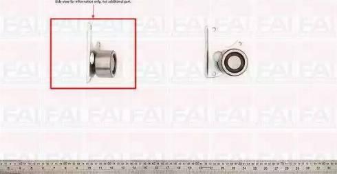 FAI AutoParts T3002 - Паразитний / Провідний ролик, зубчастий ремінь avtolavka.club