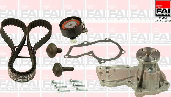 FAI AutoParts TBK177-6409 - Водяний насос + комплект зубчатого ременя avtolavka.club