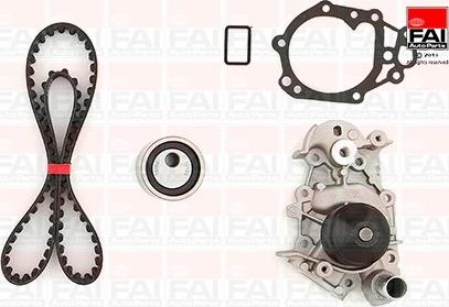 FAI AutoParts TBK88-6124 - Водяний насос + комплект зубчатого ременя avtolavka.club