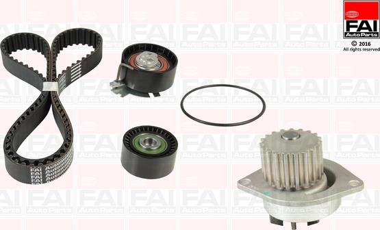 FAI AutoParts TBK252-6038 - Водяний насос + комплект зубчатого ременя avtolavka.club