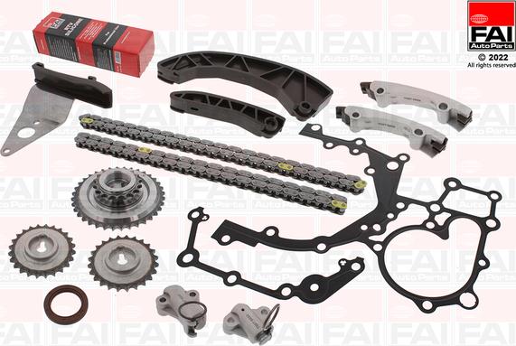 FAI AutoParts TCK446 - Комплект ланцюга приводу распредвала avtolavka.club