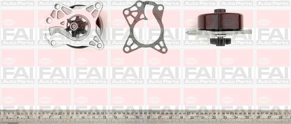 FAI AutoParts WP6443 - Водяний насос avtolavka.club