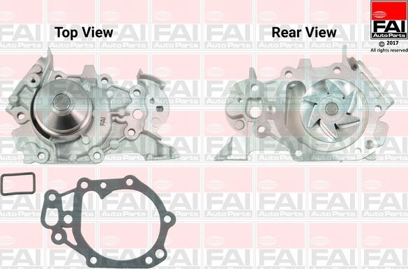 FAI AutoParts WP6326 - Водяний насос avtolavka.club