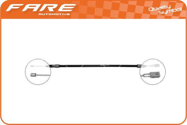 FARE SA 19188 - Трос, гальмівна система avtolavka.club
