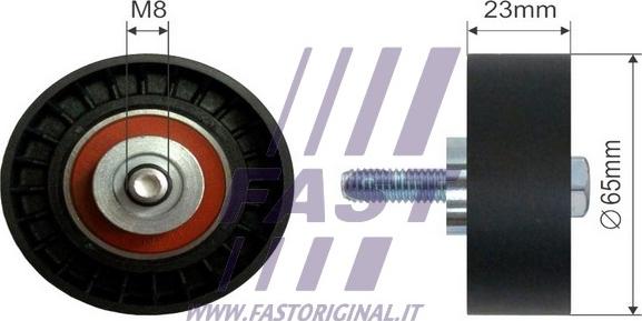 Fast FT44544 - Паразитний / провідний ролик, поліклиновий ремінь avtolavka.club