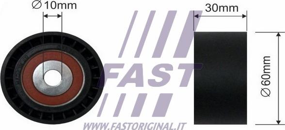 Fast FT44085 - Паразитний / Провідний ролик, зубчастий ремінь avtolavka.club