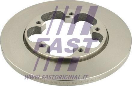 Fast FT31521 - Гальмівний диск avtolavka.club